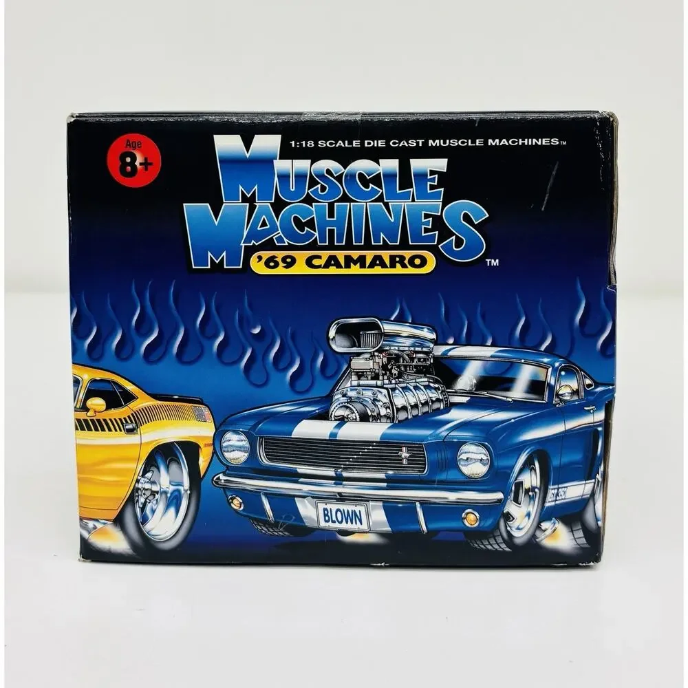 Muscle Machines 1:18 '69 Camaro Stars & Stripes American Flag 71165 New Sealed